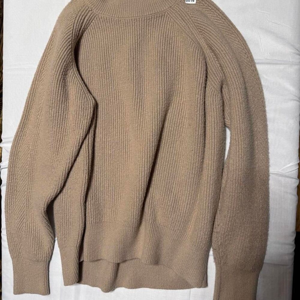 Forever-21 Women's Tan and Cream Jumper